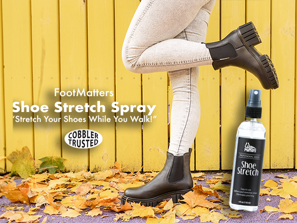 FootMatters Professional Shoe Stretch Spray – Softener Stretcher