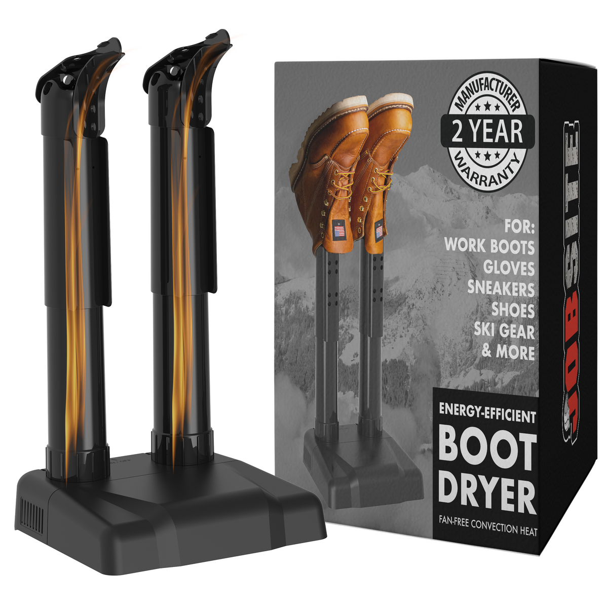 Silent Boot Dryer - Ultra-Quiet, Energy-Efficient – JobSite Brand