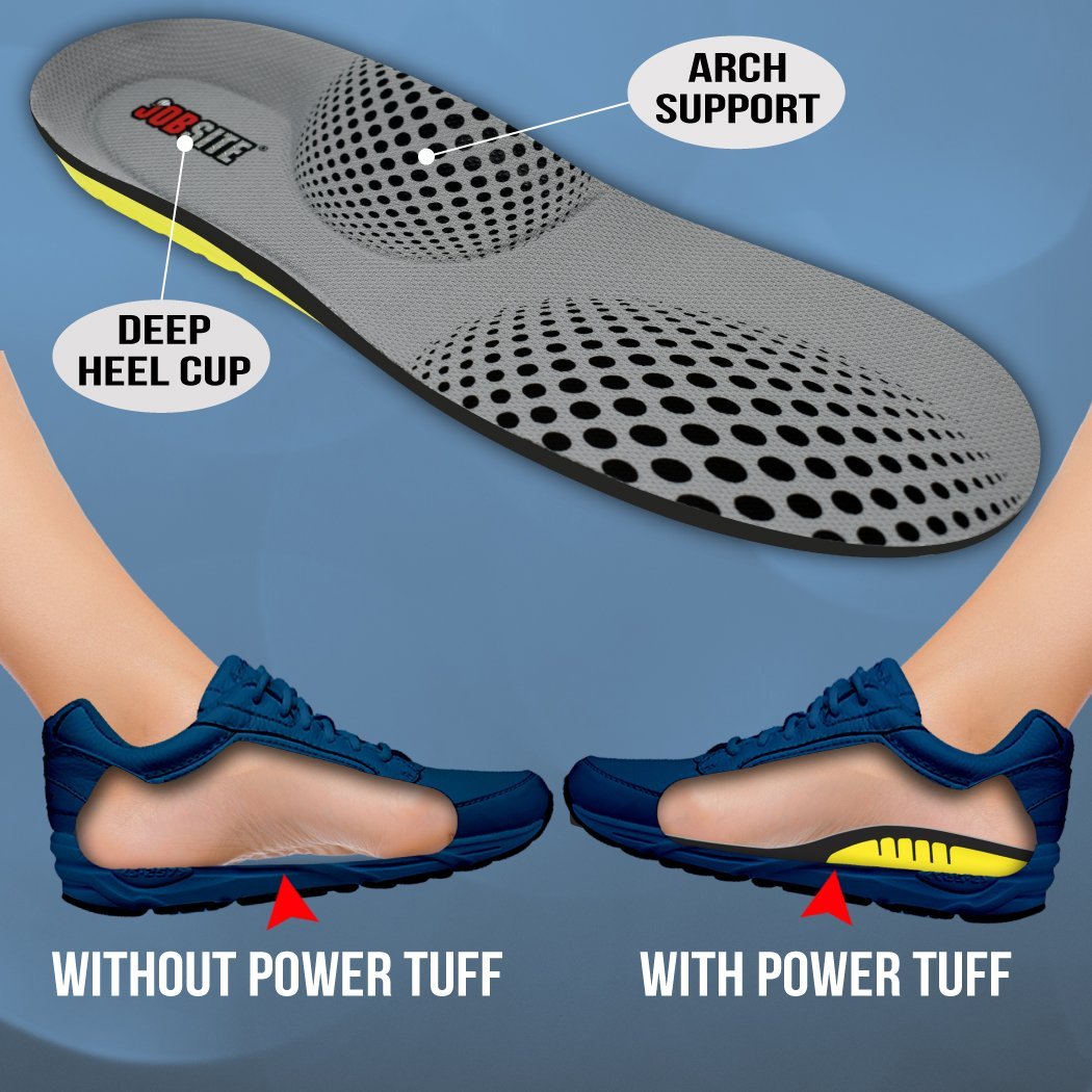 Tuff Inserts Power Tuff™ Insoles – JobSite Brand