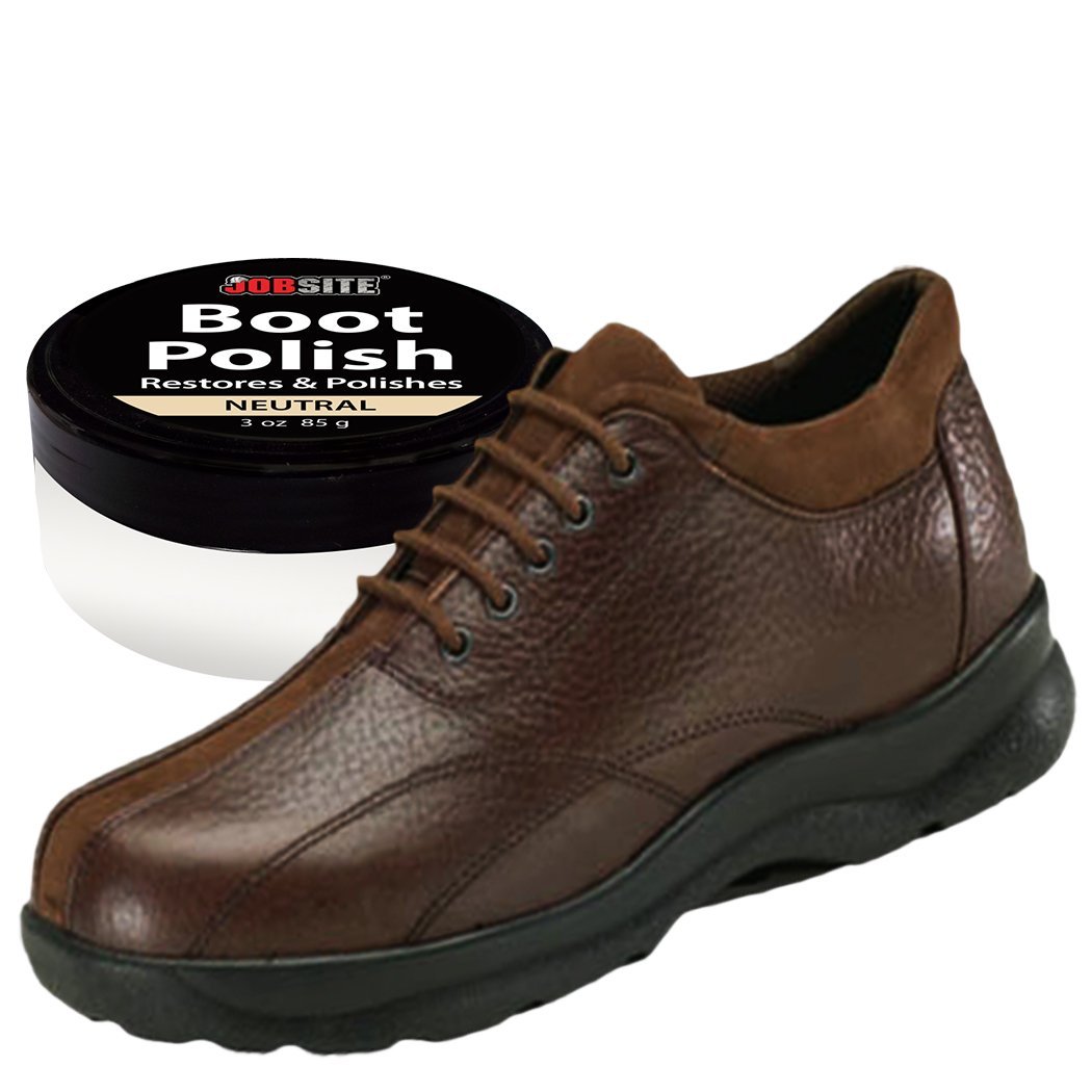 JOBSITE® Boot Polish, Medium Brown, 3 oz.