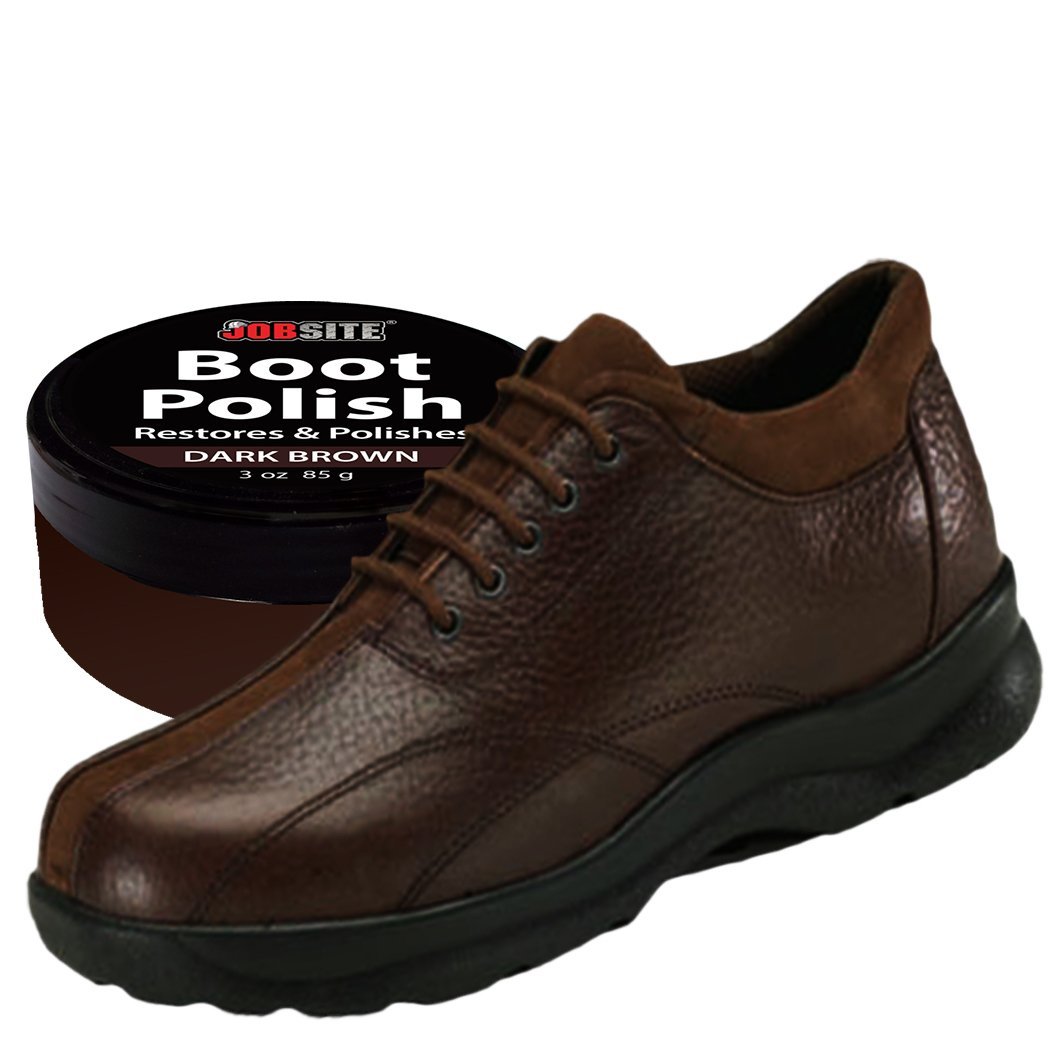 Jobsite Boot Polish Dark Brown 3 oz.
